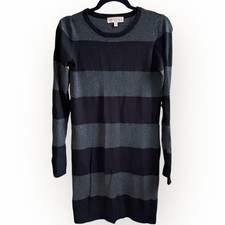 Philosophy Striped Long Sleeve Sweater Dress XS
