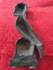 Antique Albany Foundry Cast Iron Door Stop Painted Cockatoo  — photo 2