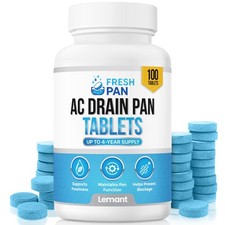 FreshPan AC Drain Pan Tablets (100-pack) | 4 Year Supply of Slow 100-pack
