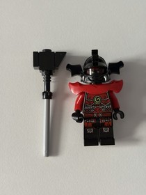 LEGO Ninjago Stone Army Warrior Red Face Minifigure njo0075 w Hammer