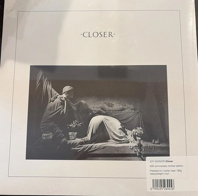 Joy Division Closer Vinyl LP 40th Anniversary CLEAR 180g NEW Sealed