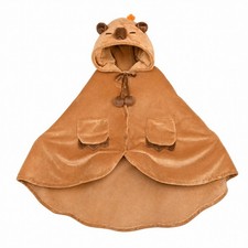 Wearable Blanket Snug Blanket Cape with Hood Soft for Lounging, Naps