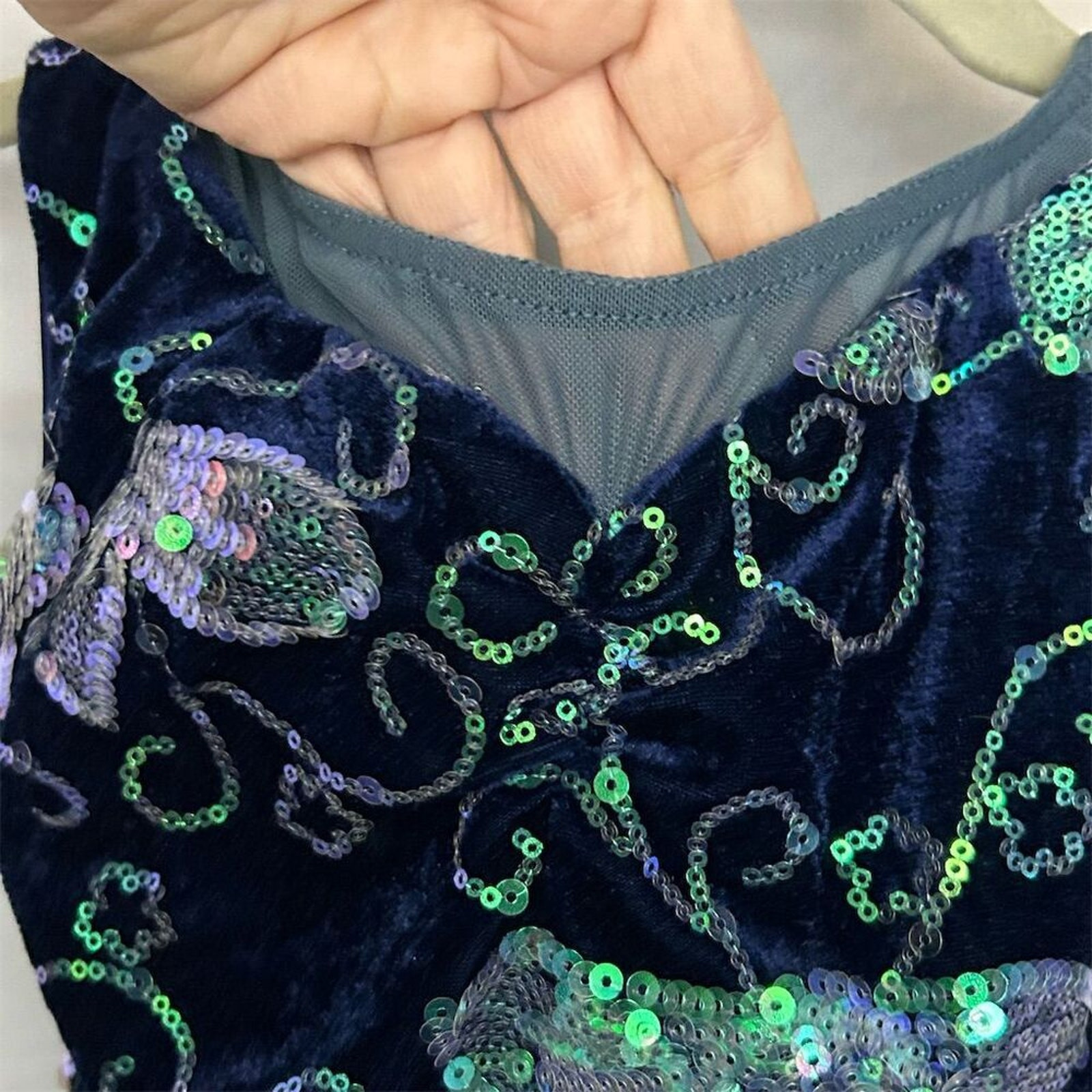 Weissman Girls XS XSC Green Sequin Fairy Dress Da… - image 7