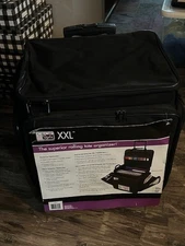 CROP IN STYLE XXL Rolling Tote Scrapbook Art Craft Storage Organizer Luggage Bag