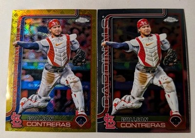 2025 Topps Chrome Logofractor Edition  Willson Contreras GOLD REFRACTOR #/50 