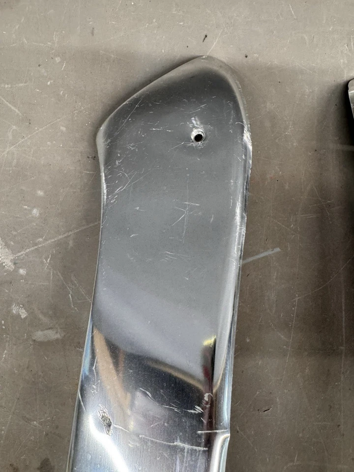 1965-1968 Chevy Impala Banco Assento Acabamento Lateral Moldura Electra Bonneville Wildcat - Imagem 4 de 4