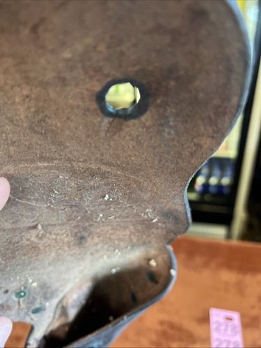 VINTAGE WW 2 BLACK LEATHER HOLSTER US 1942 SOLD SEARS Black Leather 45 Colt WWII - Picture 15 of 24