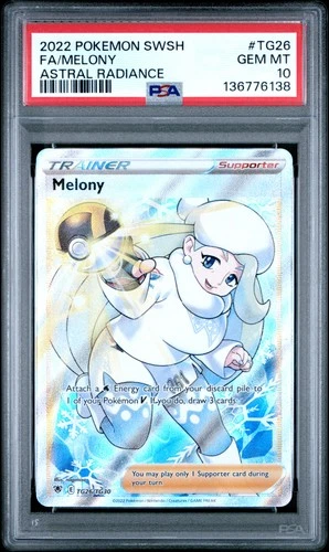 2022 POKEMON SWORD & SHIELD ASTRAL RADIANCE #TG26 FULL ART/MELONY PSA 10