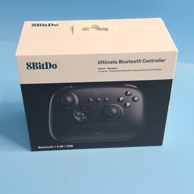 8BitDo 80NA Ultimate Wireless Bluetooth Controller With Charging Dock (Black)