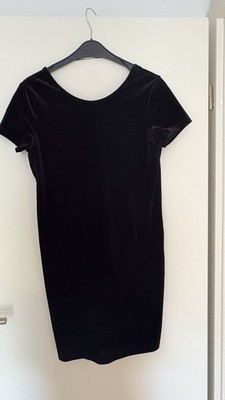 Kleid, Samt, schwarz, ICHI , Gr.M