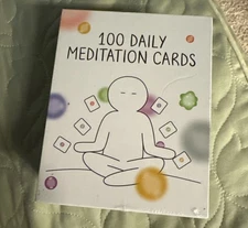 100 Daily Meditation Cards Self Care Anxiety Relief for Relaxation