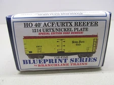 BRANCHLINE-#1214-URTX/NICKEL PLATEE-40' REEFER-#1545-KIT-HO SCALE