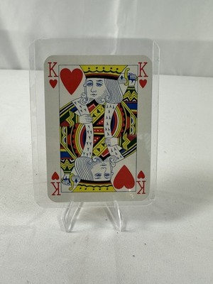 Authentic Louis Vuitton LV Playing Card in Case | king of Hearts good condition 