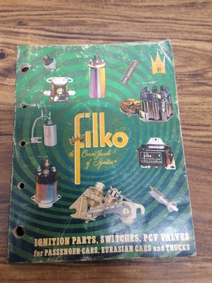 Filko Ignition Parts Book Catalog 50's 60's American Eurasian Cars Trucks Rare