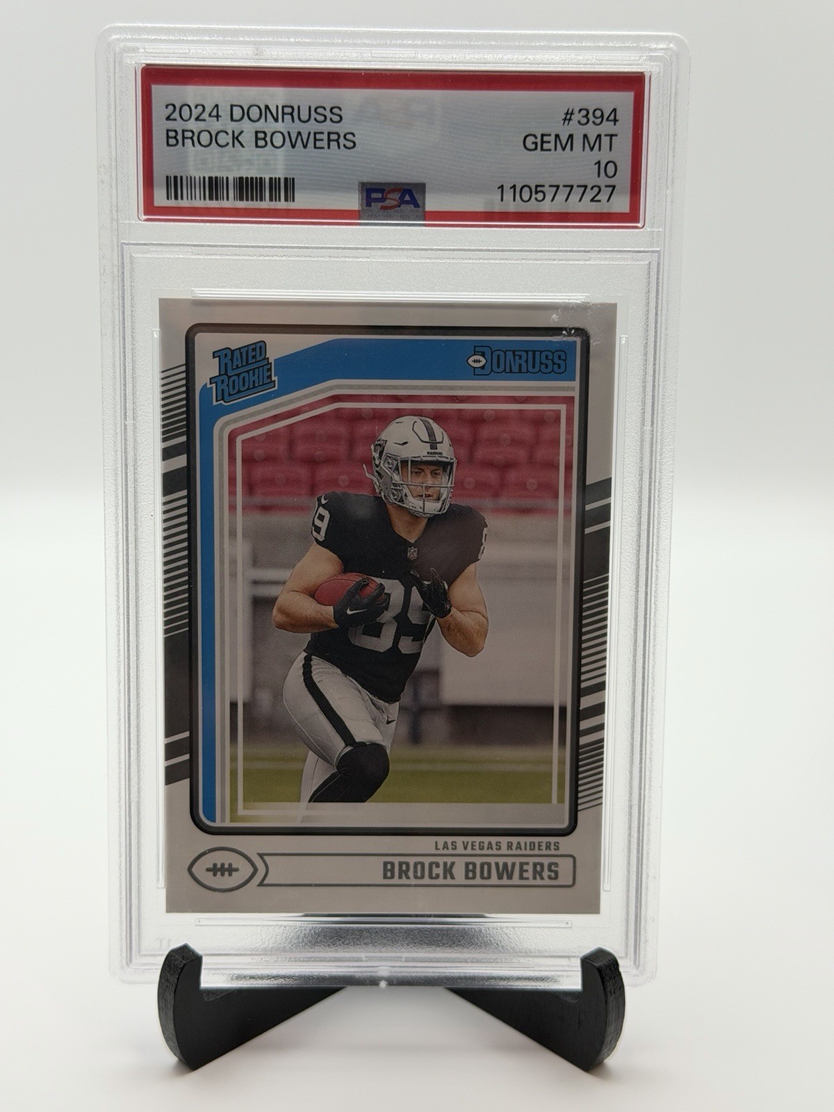 Brock Bowers Panini Donruss #394 Base