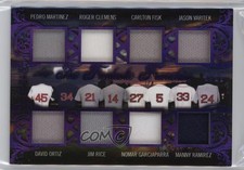 2020 Leaf ITG Used Sports Purple Spectrum /12 Pedro Martinez David Ortiz 0e3u