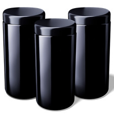 Miron Weithalsgläser Saturn aus Violettglas - 1000 ml 3er Set mit Deckel