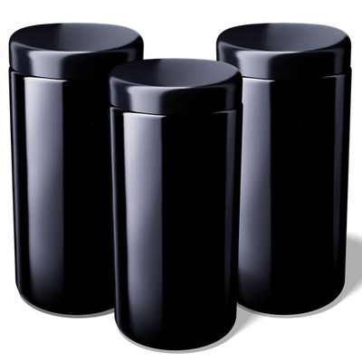 Miron Weithalsgläser Saturn aus Violettglas - 1000 ml 3er Set mit Deckel