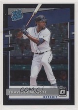 2020 Donruss Optic Rated Rookies Black Stars Prizm /125 Travis Demeritte #65 wd9