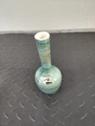 Vintage Haeger Pottery Bluish Green Bud Vase 7"