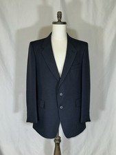 70s Vintage Levi Strauss Business Class Pinstripe Suit Navy Pants  Jacket 44R