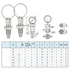 Feder Gym Sicherungsstift Mehrzweckstift Edelstahl Material funktionales Design