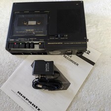 Super Clean Rebuilt Marantz PMD222 Full  1/2 Speed Cassette Recorder