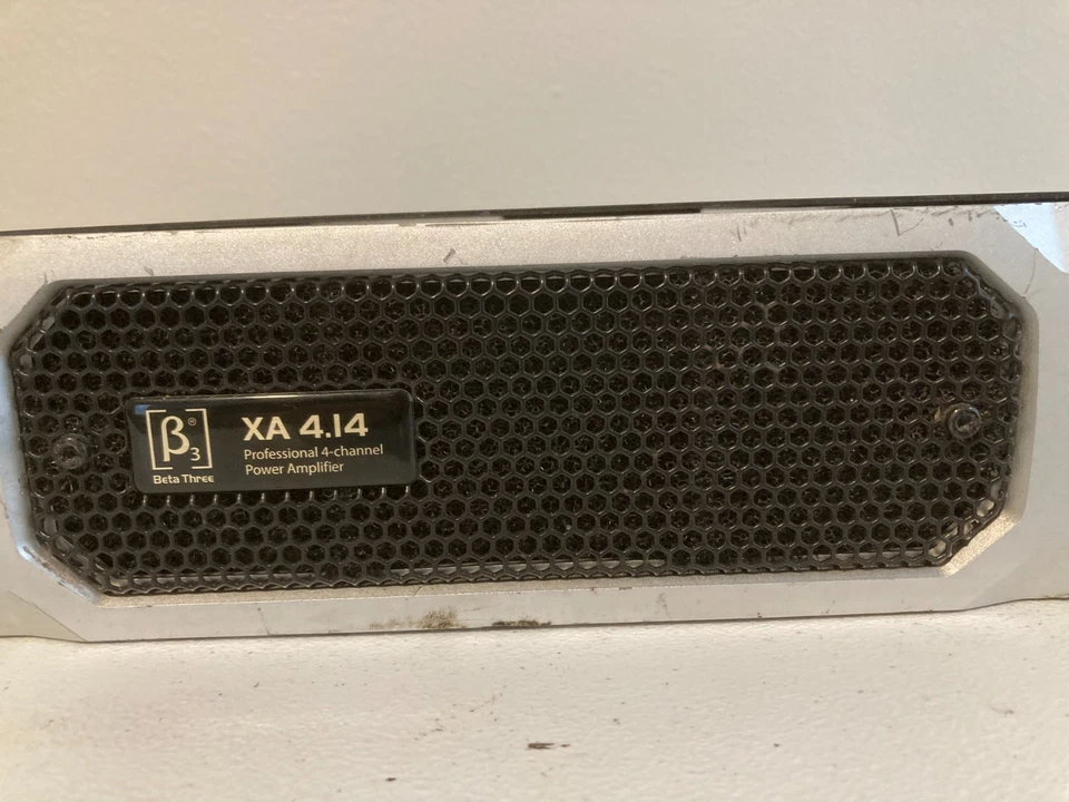 Beta 3 XA4.14 2U 4x1700W Professional Power Amplifier Rackmount Unit P/R - Image 3 of 4