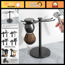 Heavy Duty Metal Safety Razor Stand  Brush Holder, Fits Most Razors  Brushes