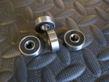 Hoover NSK 608V Rubber Shield Ball Bearing 8x22x7mm 608-2RS 4pc Lot