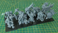 Avatars of War Minotaurs with Weapon & Shield Battle Ready Regiment (bases  inc)