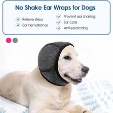 Waterproof Dog Ear Muffs Grooming Swimming Calming Hood Noise Cover
