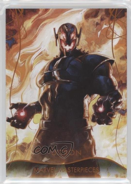 2020 Upper Deck Marvel Masterpieces Level 3 Legendary Orange 71/99 Ultron 0p3