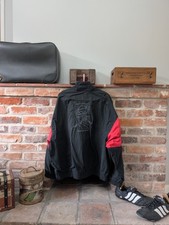 Giacca Nike vintage uomo nera Air Jordan Varsity bomber pista anni 90 logo MJ XL