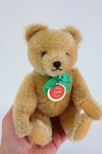 8" Vtg German Original Hermann Teddy Bear Fully Jointed West Germany