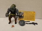 Vintage 1988 TMNT Soft Head ROCKSTEADY 100%  COMPLETE Bio Card Pizza Pnt GREAT