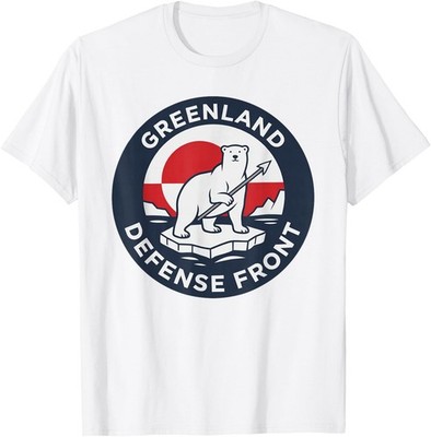 Greenland Guard Polar Bear Spear Arctic Emblem Unisex T-Shirt