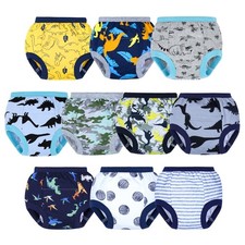 BIG ELEPHANT 100 Cotton Potty Training Underwear Absorbent Unisex Toddler Pee P