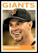 Brandon Belt 2013 Topps Heritage #390 Giants MLB READ FREE SHIPPING AutographDen