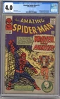 AMAZING SPIDER-MAN #15 CGC 4.0 OFF-WHITE PAGES MARVEL COMICS 1964