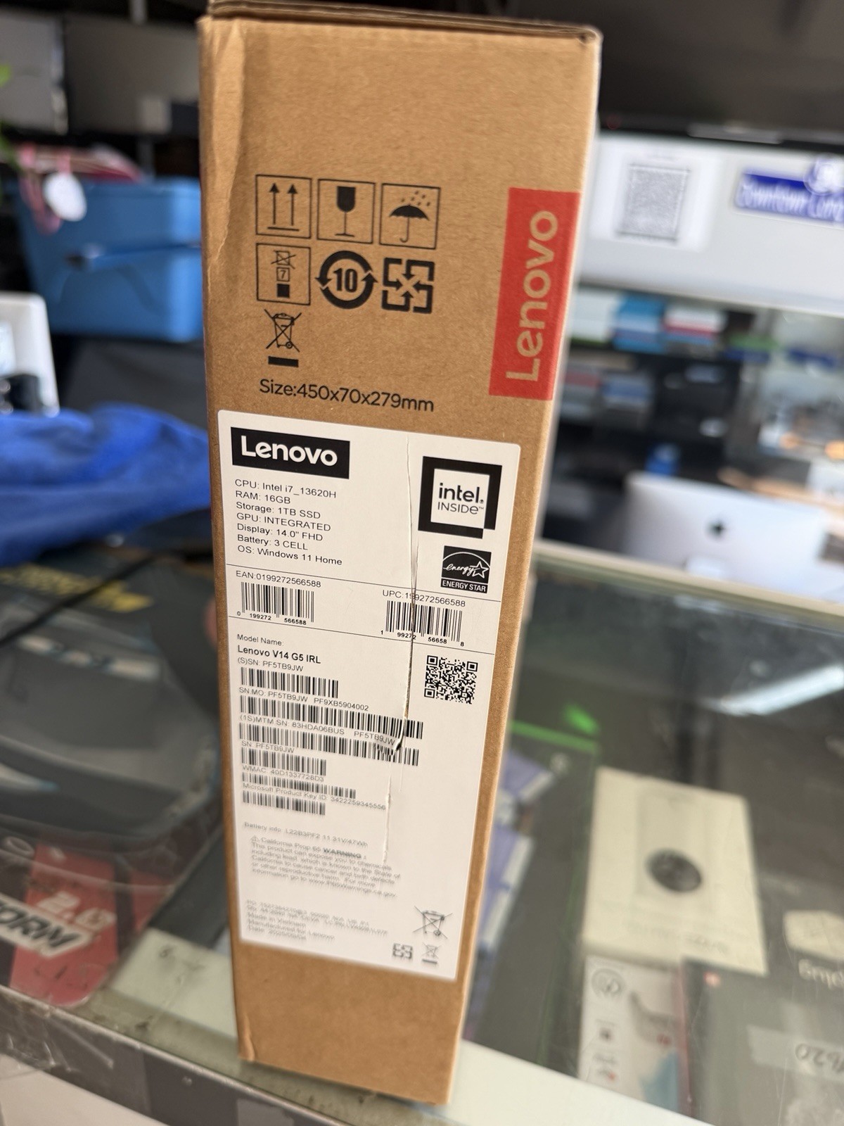 Laptop Lenovo V14 G5 IRL 14" FHD Intel Core i7-13620H 16GB RAM 1TB SSD NUEVA, imagen 4