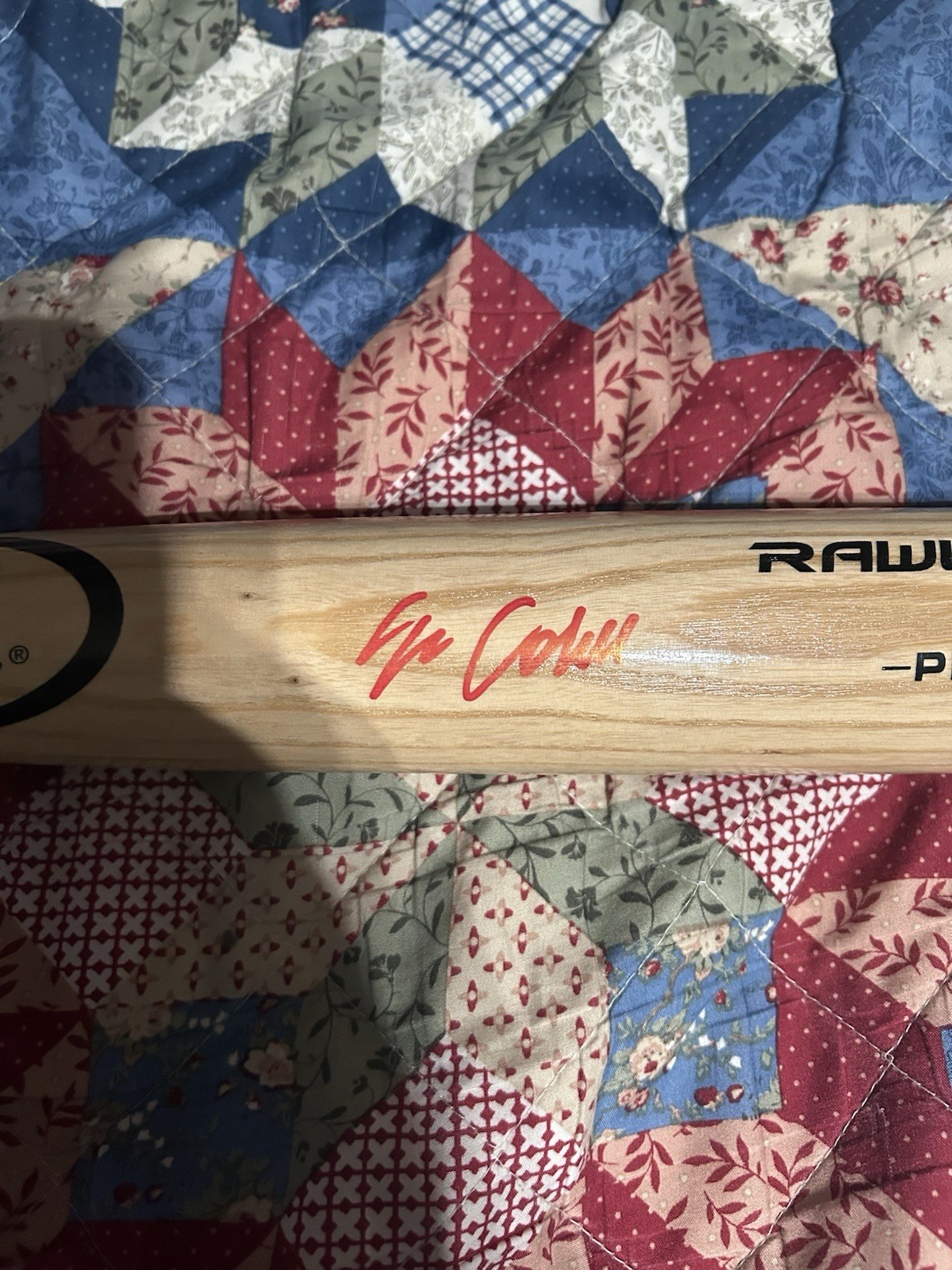 Rawlings Pro Baseball Bat Signed Jo adell ￼Autographed Beckett BAS COA H80603