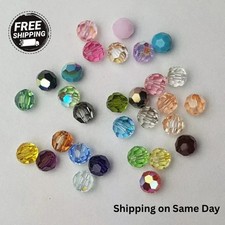 144x Swarovski 5328 Crystal AB 4mm Bicone Beads   Genuine Xilion Cut Bulk Pack