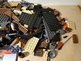 LEGO Star Wars 6210 Jabba's Sail Barge Parts Pieces Not Complete No Figures