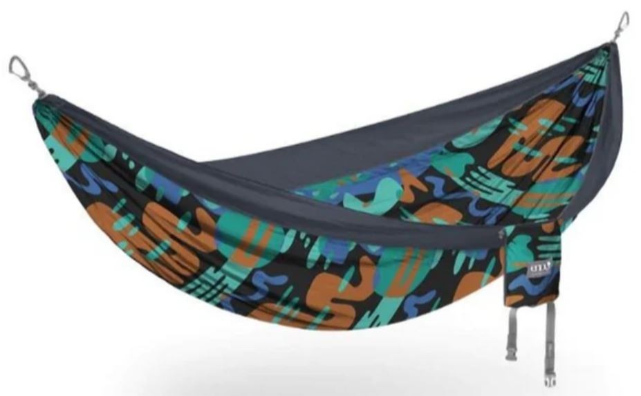 Eagles Nest Outfitters DoubleNest Hammock Lagoon/Charcoal 2 Person Brand New
