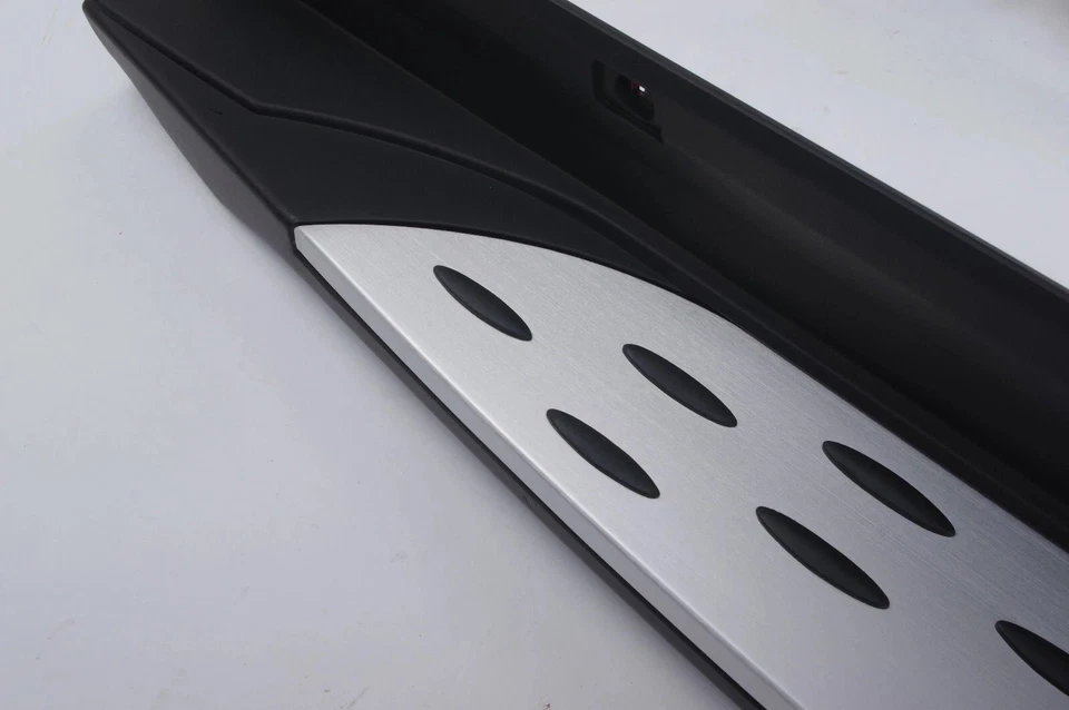 Barras Nerf estribo aluminio apto para Hyundai Santa Fe 2013-2018 escalón lateral Foto 3 de 4