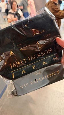 Janet Jackson Japan 2026 VIP Merchandise Bag Rare Sealed