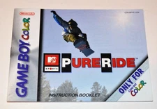 MANUAL ONLY MTV Sports: Pure Ride Nintendo Gameboy Color Instruction Booklet