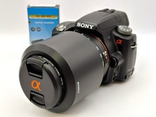 Sony Alpha A SLT-A55V Digital SLR DT SAM 55-200mm from Japan English OK