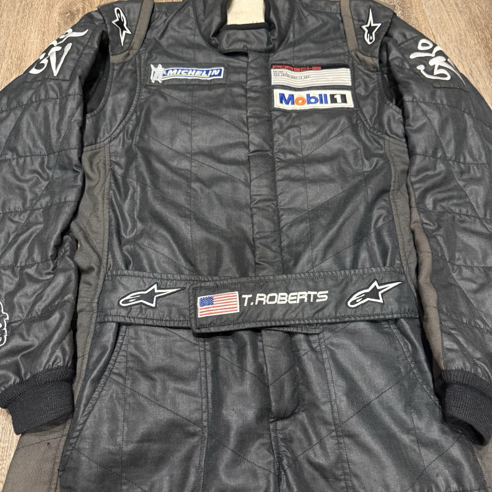 Peter Roberts Porsche Driver Suit Racing Director Mobil Supercup Pirelli RARE image 3
